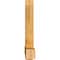 Ekena Millwork Eugene Rough Sawn Timber Gable Bracket, Western Red Cedar, 60"W x 40"H x 6"D x 6"F, 16/12 Pitch GBW060X40X0606EUG00RWR - alternate 2